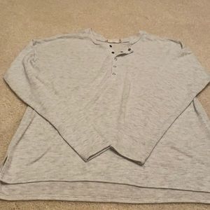 Pink Rose Henley long sleeve